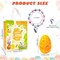 12Pcs Easter Surprise Eggs with Cute Bracelet & Ring Inside for Easter Theme Party Favors, Supplies for Easter Egg Hunt, Basket Stuffers/Fillers, Classroom Prize Supplies Toddler Boys Girls
